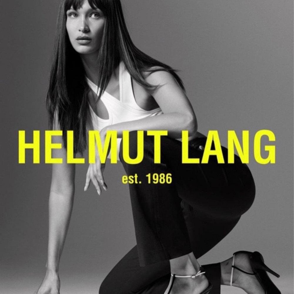 HELMUT LANG Cropped Flare Rib Legging